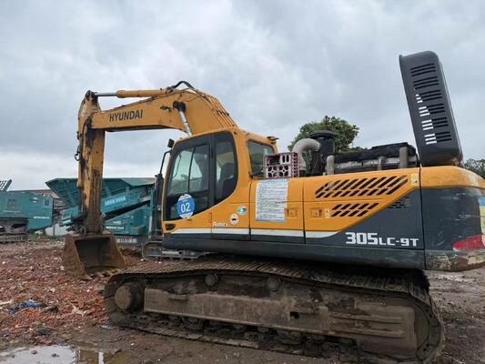Quality  Hyundai Used Excavator Used Crawler Excavator Second Hand Original R305-9T factory