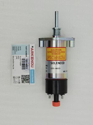 Fuel Shutoff Solenoid 155-4653 for  CAT  Excavator 3306 3304 Engine
